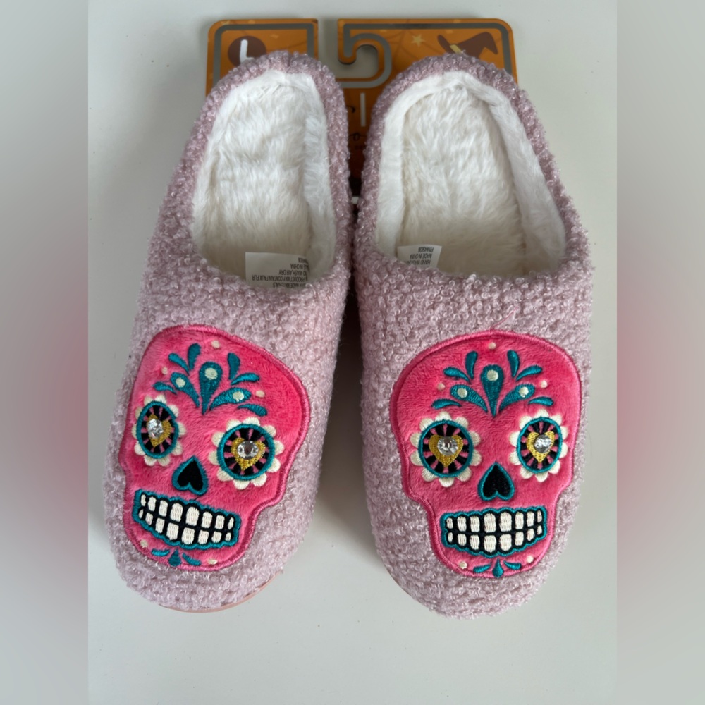 Sugar Skull Slippers